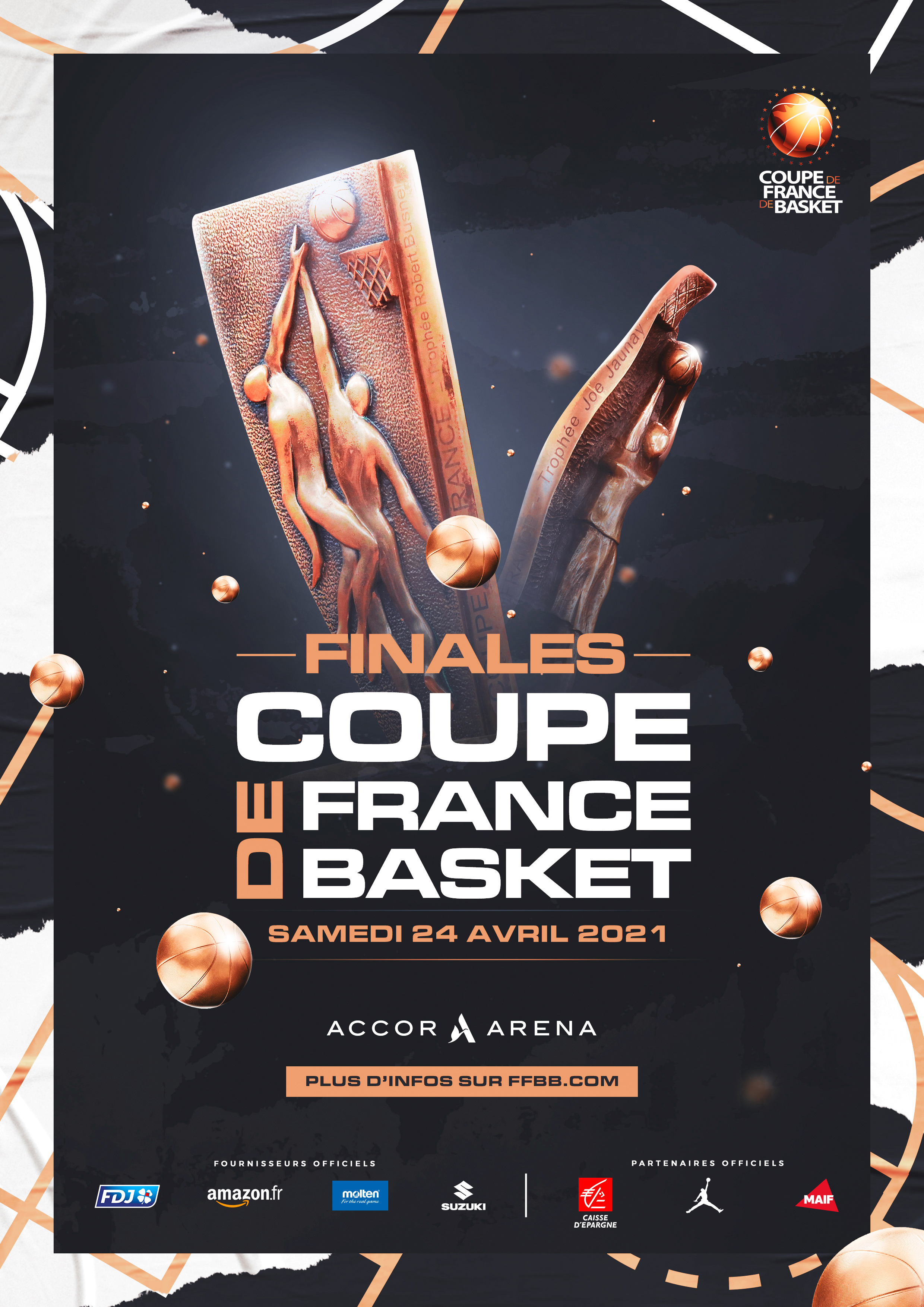Affiche Limoges basket - Palais des Sports
